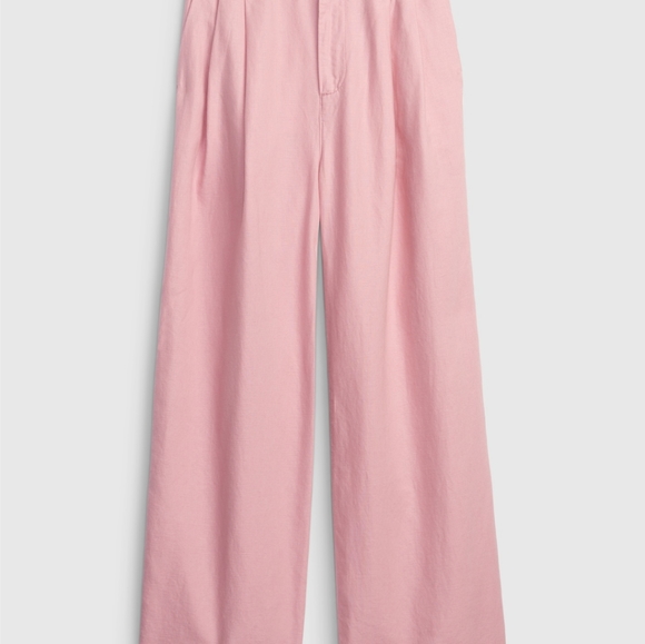 Linen-Cotton Pleated Pants - Picture 4 of 4